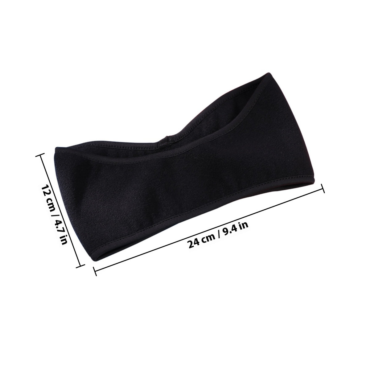 Unisex Black Winter Ear Warmer - Fleece Ear Warmer Band recension och pris