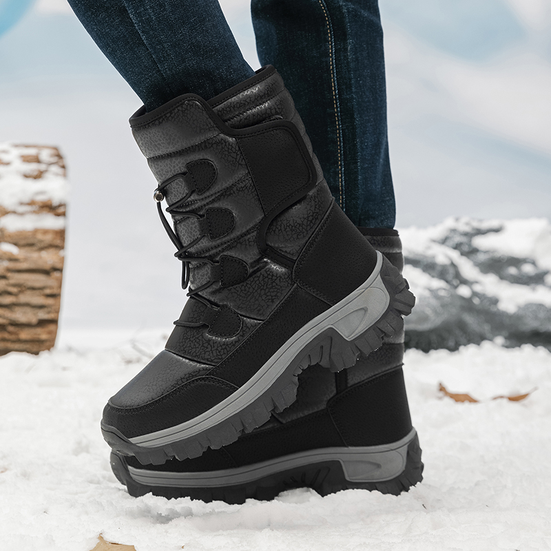 New Warm Men Plush Snow Boots  - Waterproof Winter Boot recension och pris