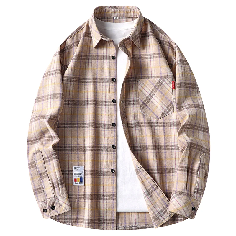 Mens Casual Plaid Grid Flannel - Flannel Shirt Lined recension och pris