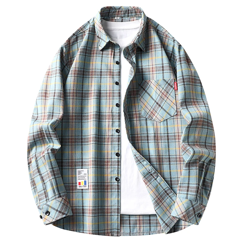 Mens Casual Plaid Grid Flannel - Flannel Shirt Lined recension och pris