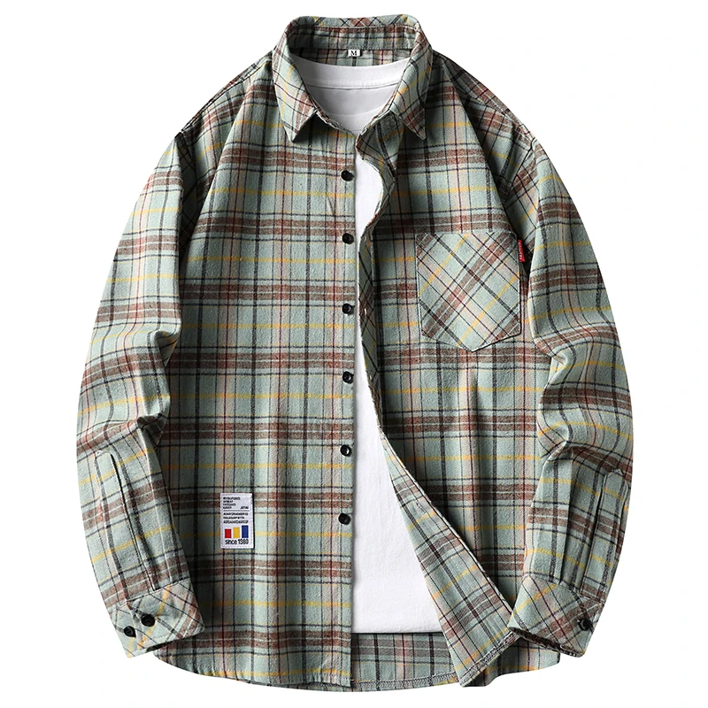 Mens Casual Plaid Grid Flannel - Flannel Shirt Lined recension och pris