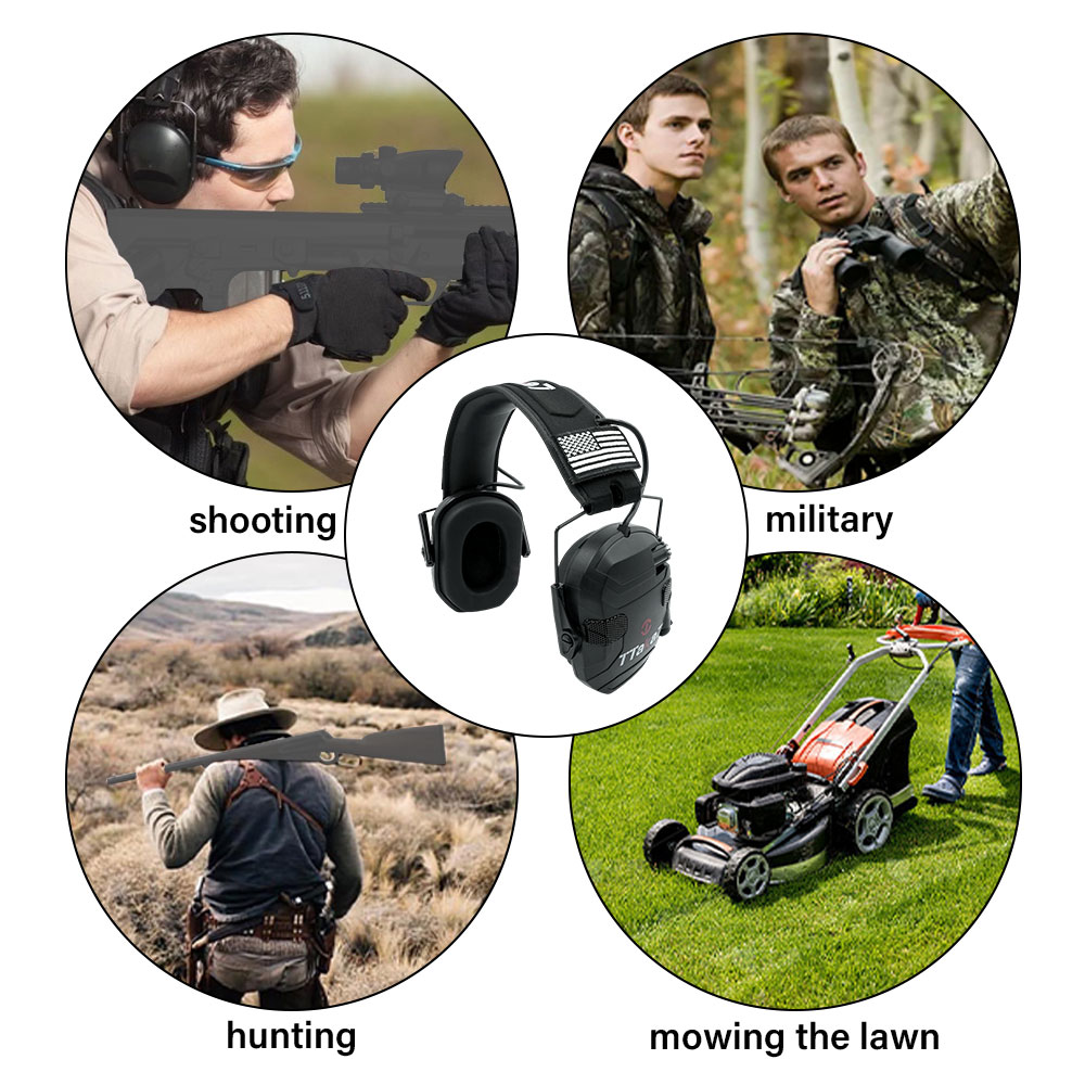 W1/W3 Foldable Electronic Shoo - Earmuffs Foldable recension och pris